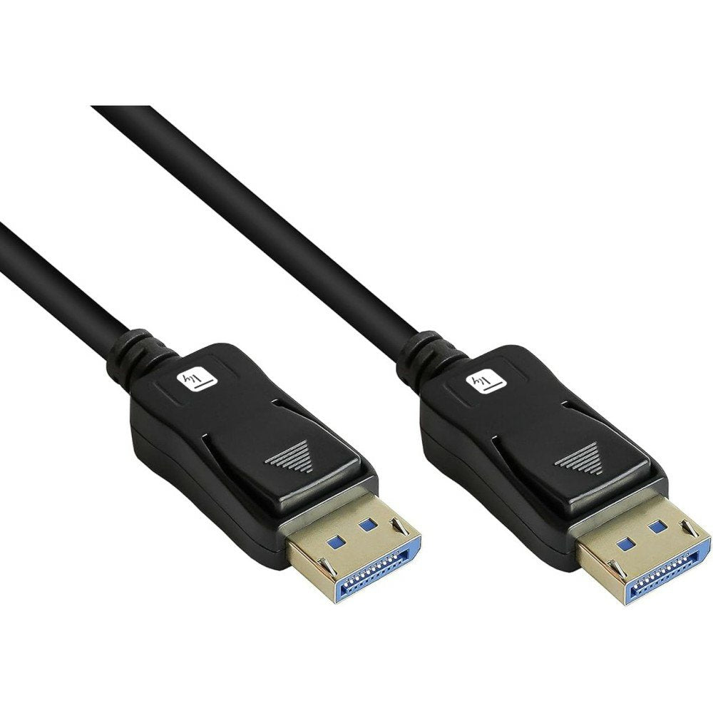 Techly Displayport 2.1 Audio Video Cable M M 4k 2m Black