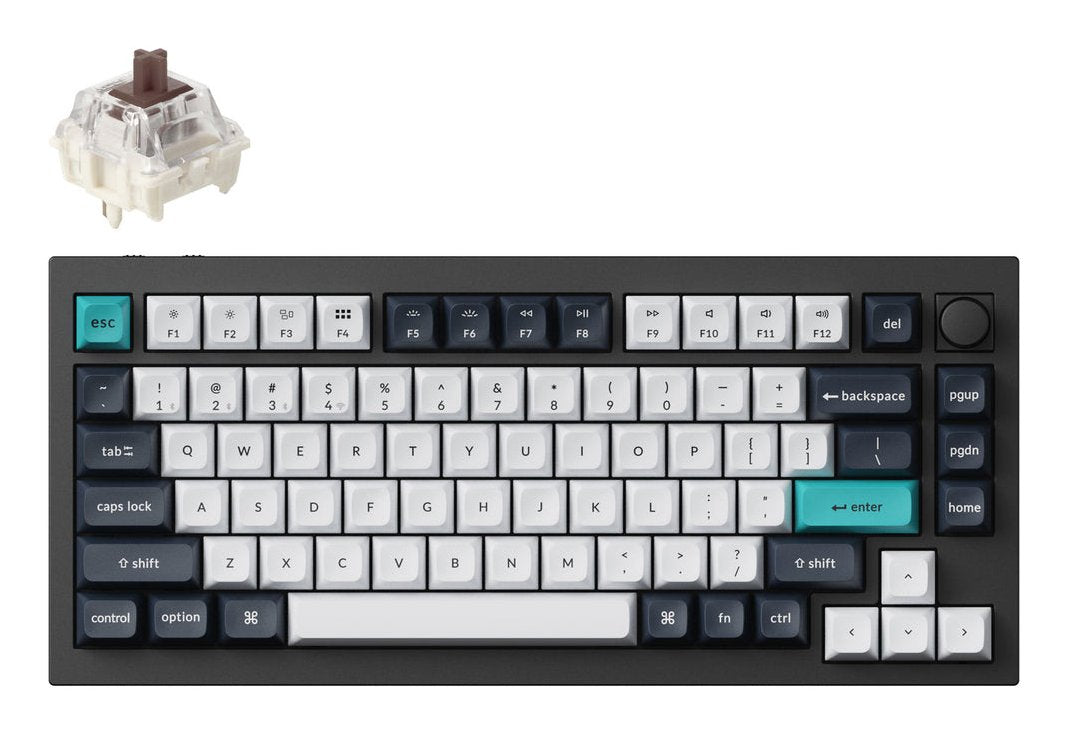 EAN 4895248875246 - Keychron Q1 Max teclado Universal USB + RF Wireless + Bluetooth QWERTZ Alemán Negro imagen 1