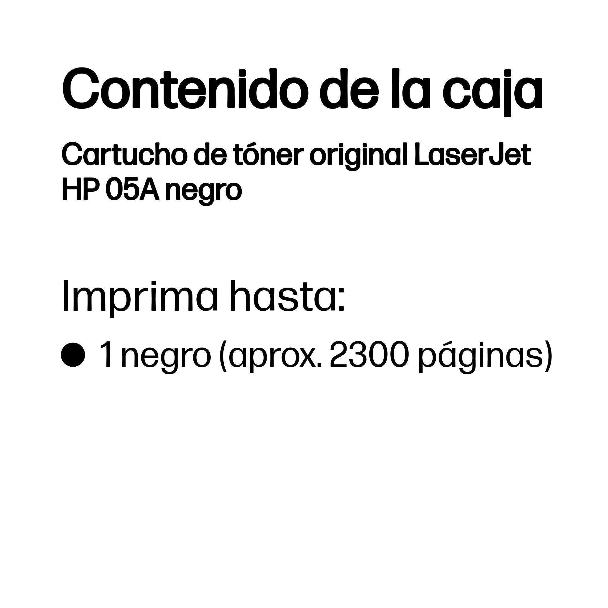 EAN 0883585695775 - HP 05A Black Original LaserJet Toner Cartridge cartucho de tóner 1 pieza(s) imagen 3