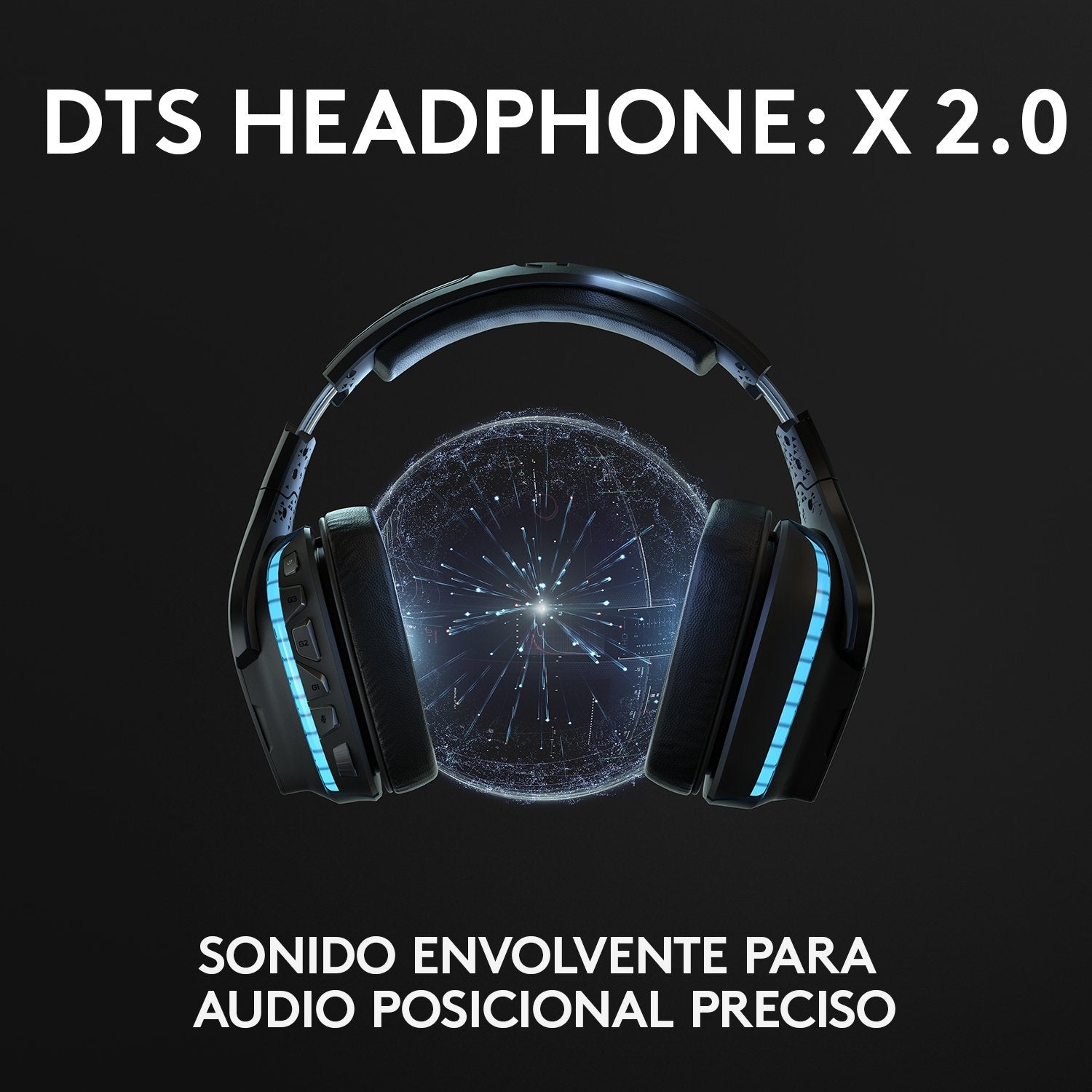 EAN 5099206081918 - Logitech G 981-000744 auricular y casco Auriculares Inalámbrico Diadema Juego Negro, Azul imagen 13