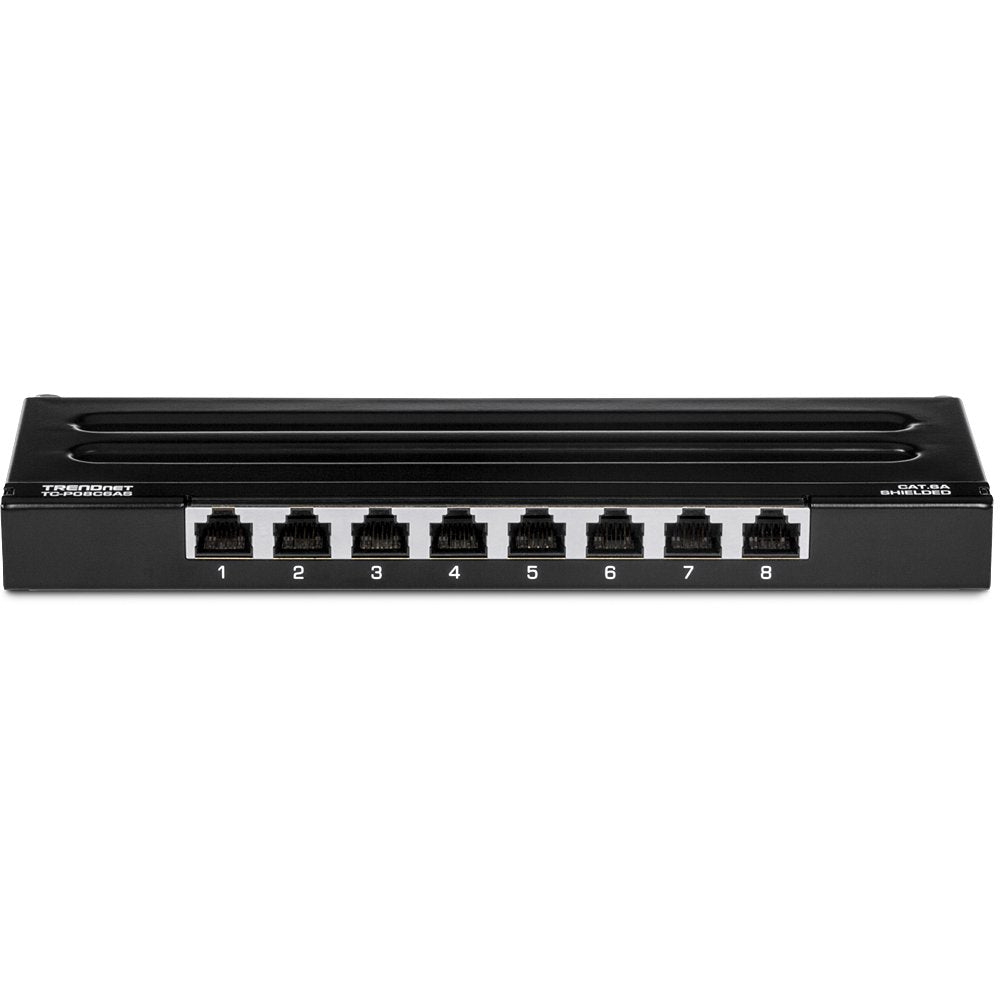 Trendnet Patchpanel 8-Port Cat6a Ngeschirmt (10" Wide)