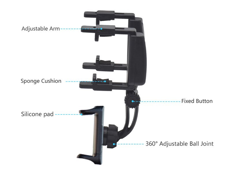 EAN 5907512866603 - Tracer U11 holder for rear view mirror Kit para smartphone imagen 8