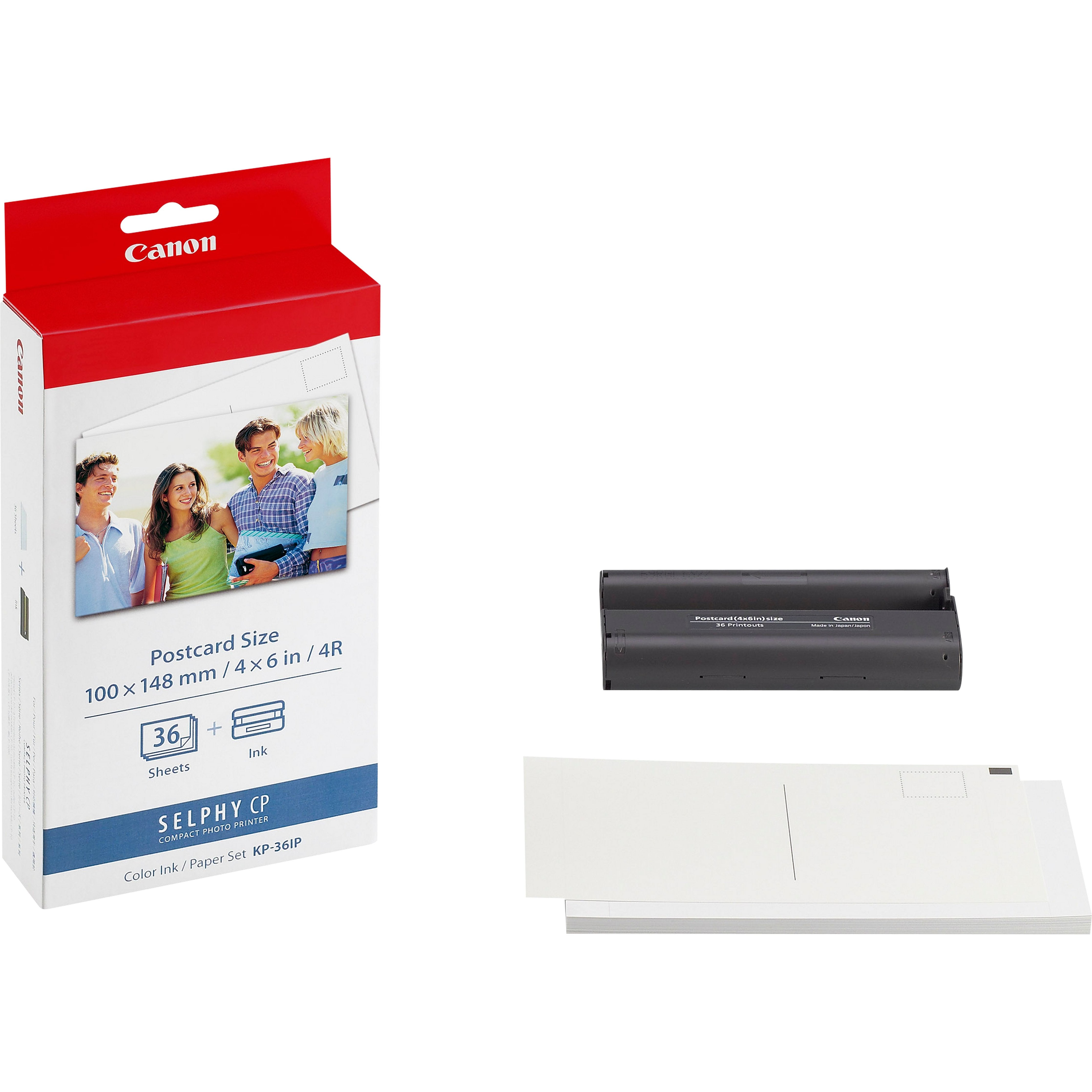 Tinta Original Canon Kp-36ip Multipack Tricolor + Papel Fotográfico