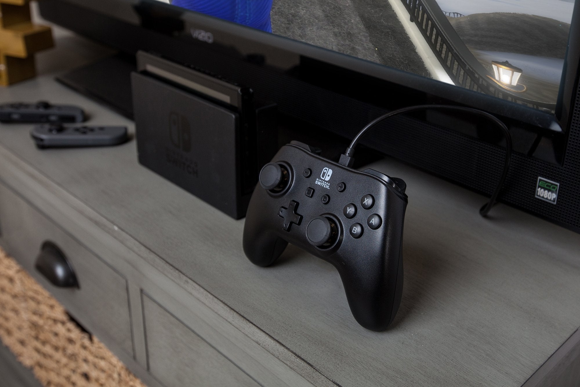 Mando Gaming Powera Para Nintendo Switch Negro Mate