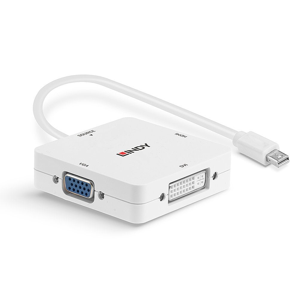Lindy Adaptador Mini Displayport A Hdmi 4k30/Dvi/Vga