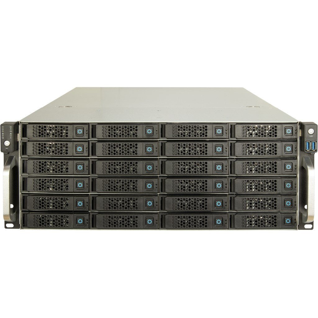Inter-Tech 4u-4736, Servidor De Vivienda Negro