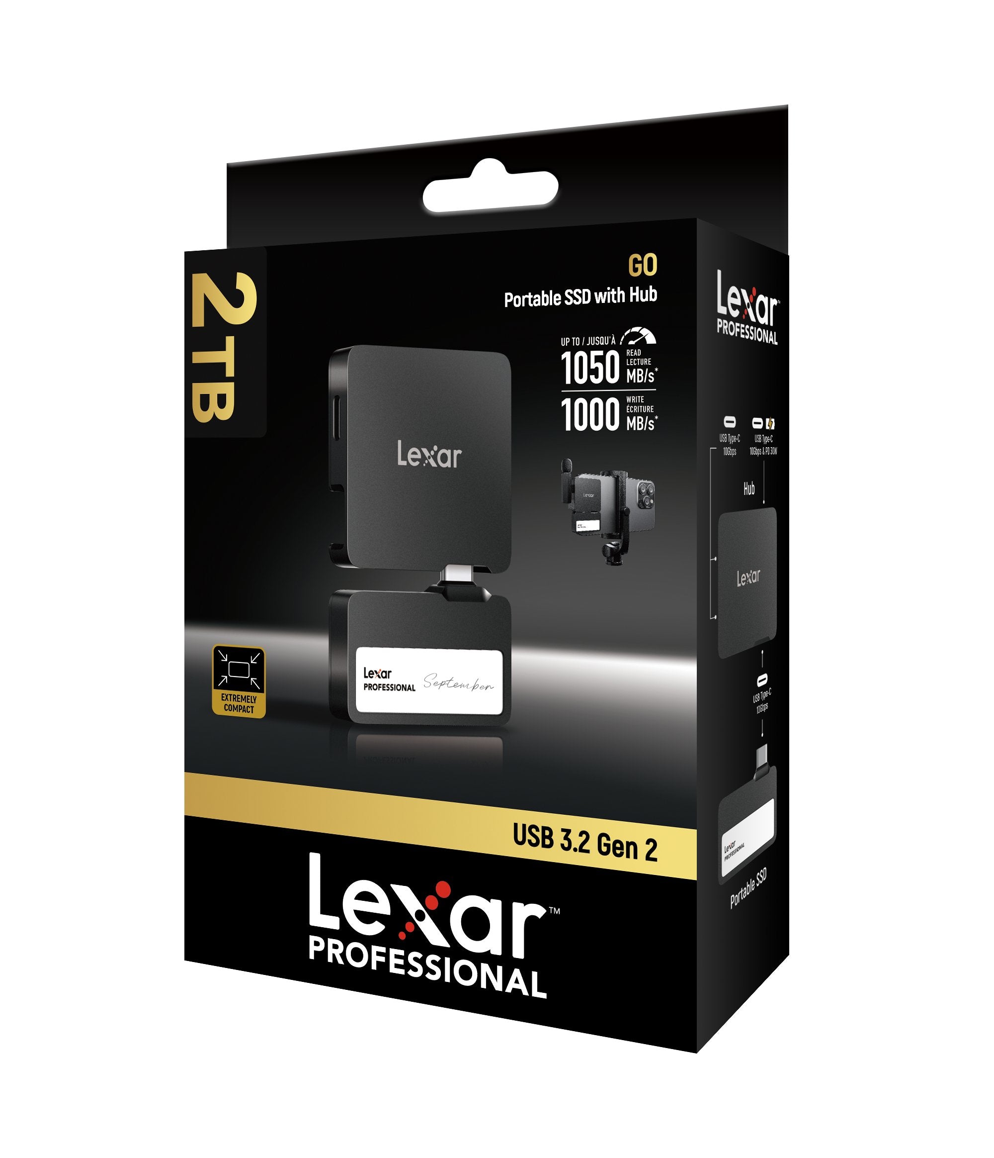 EAN 0843367136308 - Lexar 933422 2 TB USB Tipo C 3.2 Gen 2 (3.1 Gen 2) Negro imagen 13