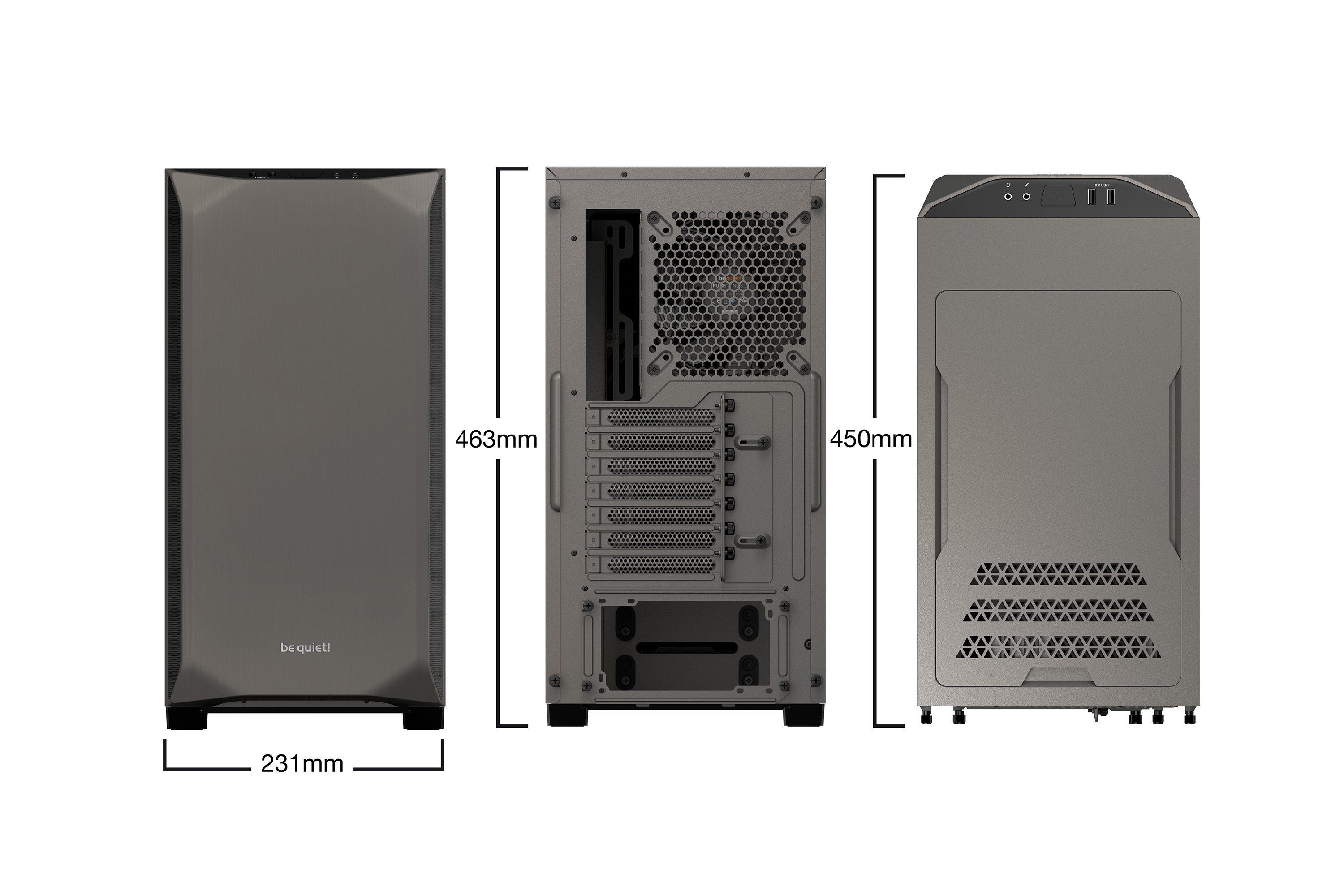 EAN 4260052187814 - be quiet! BGW36 carcasa de ordenador Midi Tower Gris imagen 2