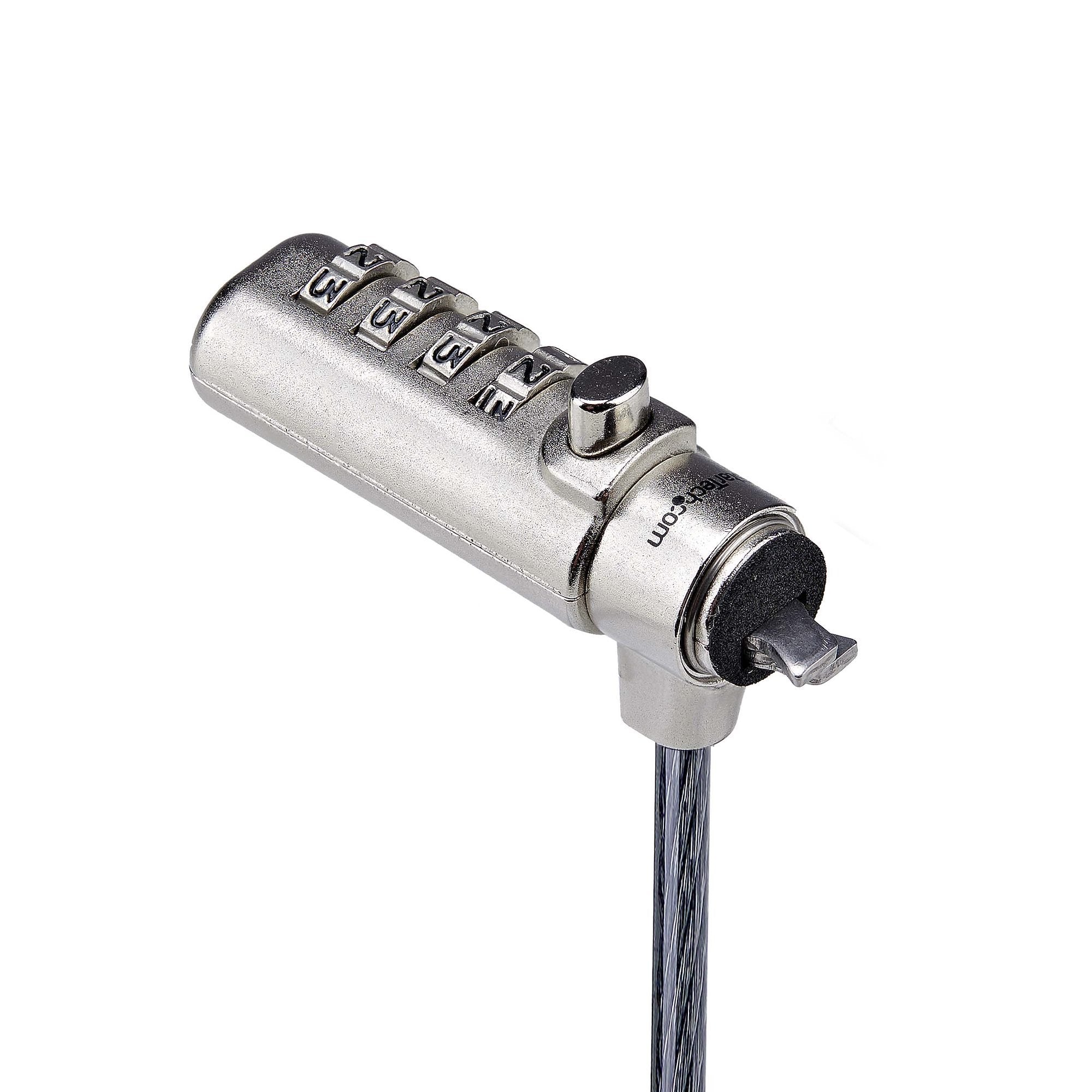 EAN 0065030900720 - StarTech.com SNBLC4D-LAPTOP-LOCK cable antirrobo Negro, Plata 2 m imagen 2