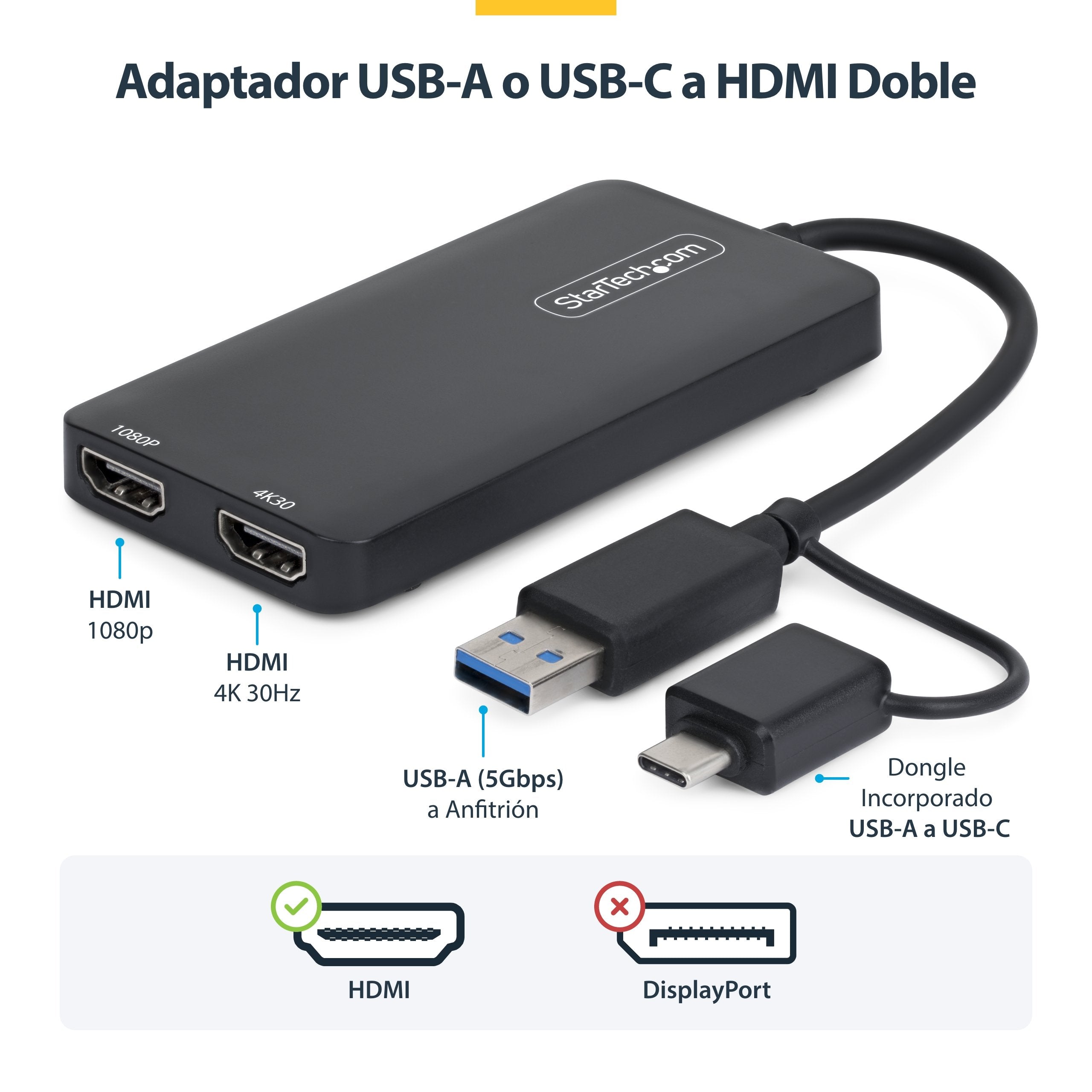 EAN 0065030894012 - StarTech.com 107B-USB-HDMI Adaptador gráfico USB 3840 x 2160 Pixeles Gris imagen 10