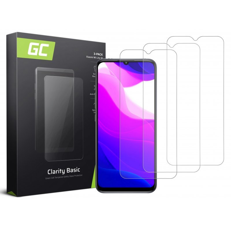 Green Cell 3x Screen Protector Gc Clarity For Xiaomi Mi Lite 10