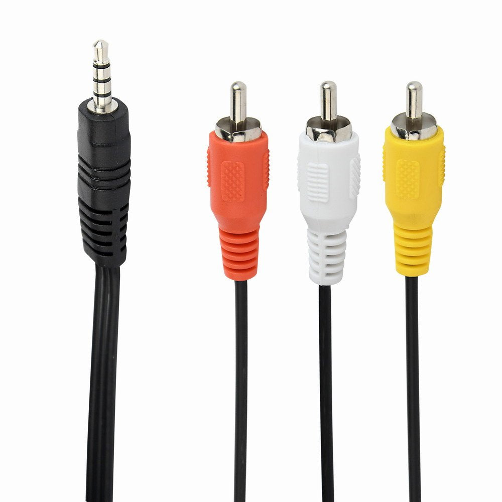 EAN 8716309098168 - Gembird CCA-4P2R-2M cable de audio 3,5mm 3 x RCA Negro imagen 2