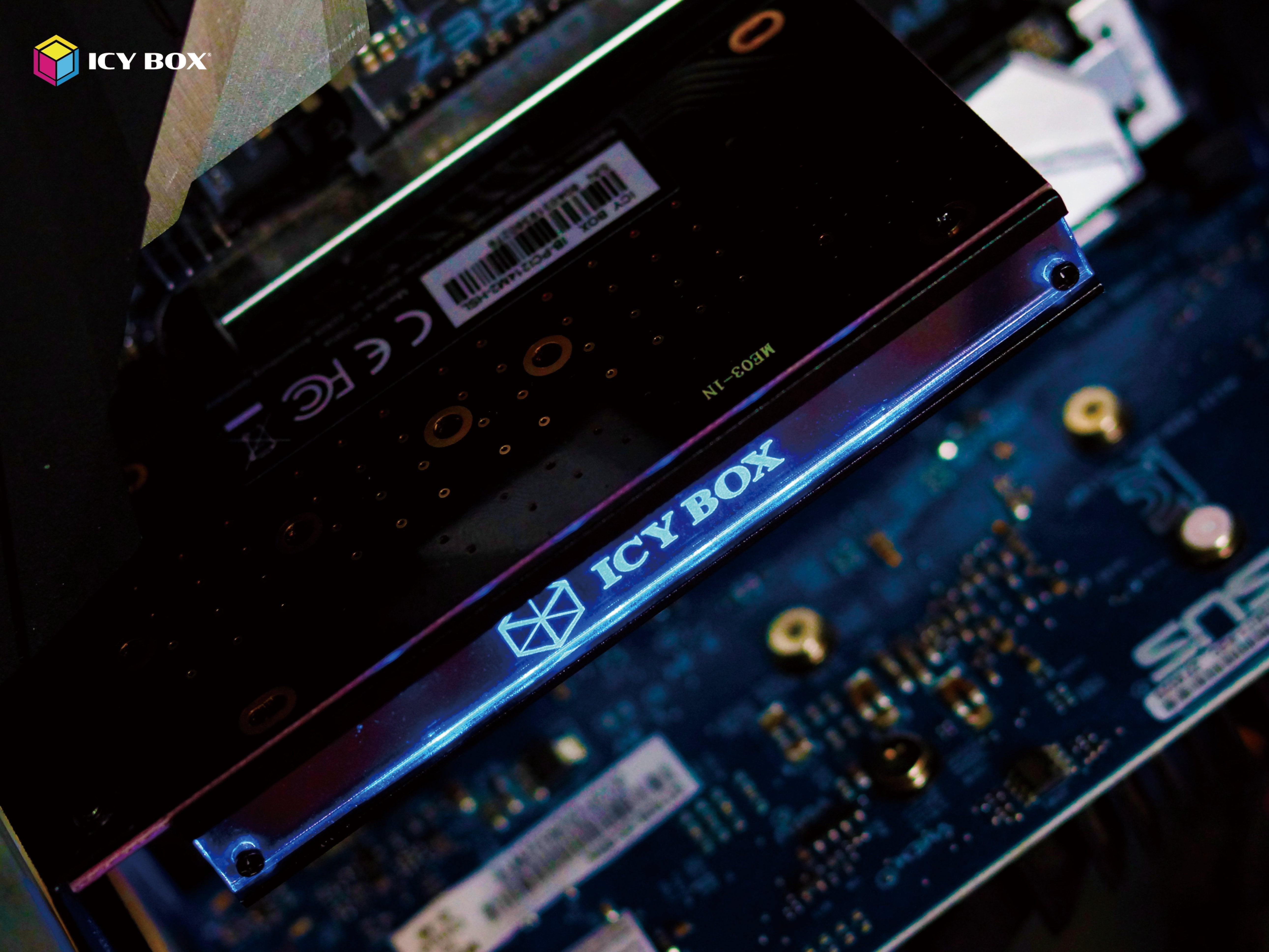 Icy Box Ib-Pci214m2-Hsl Tarjeta Y Adaptador De Interfaz M.2 Interno