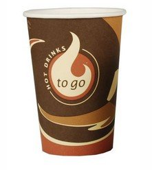 Papstar Einweg-Kaffeebecher 8 Cm 0,3 L Marrón