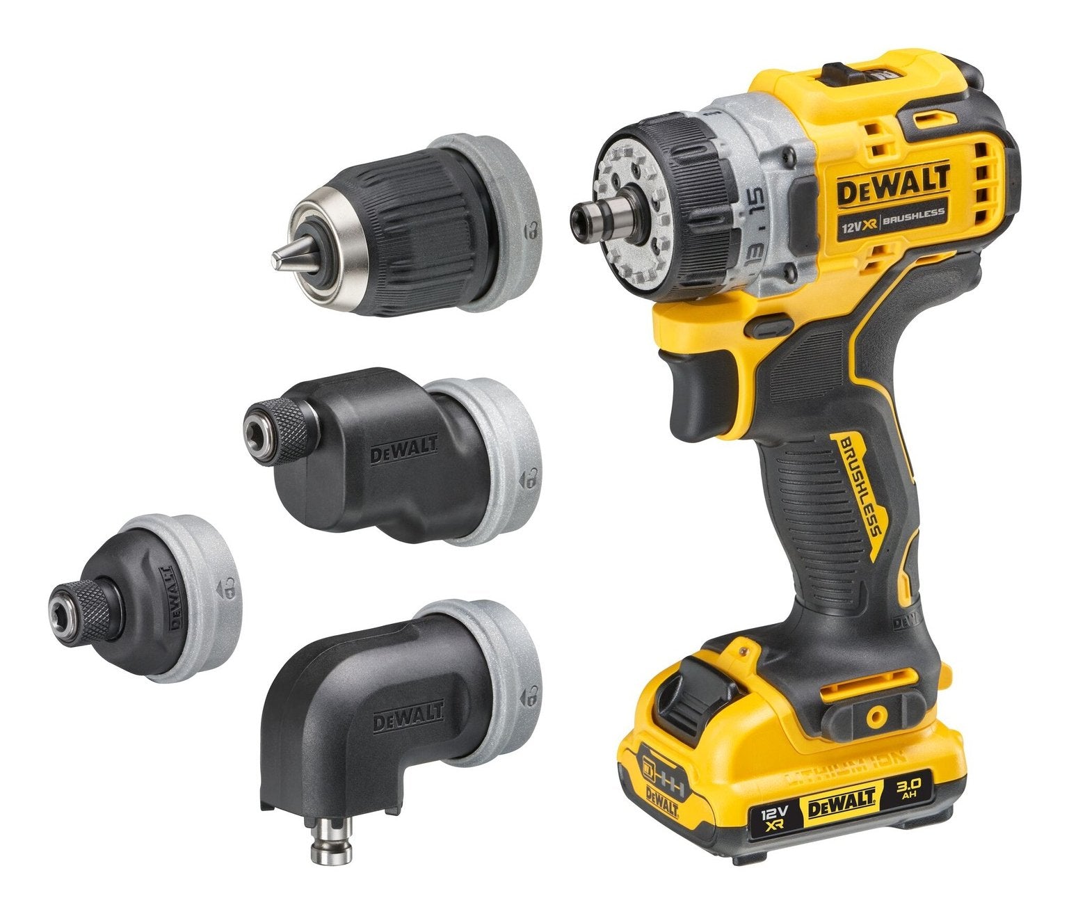 Taladro Inalámbrico Dewalt Dcd703l2t-Qw