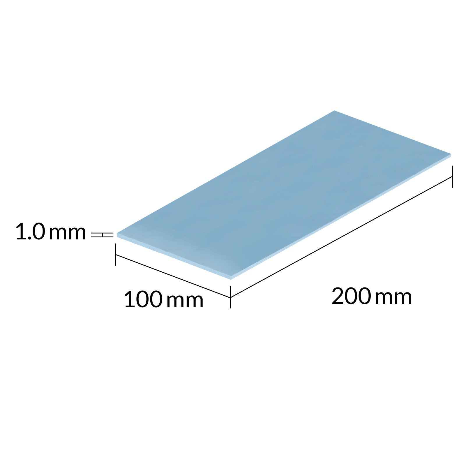 Arctic Thermal Pad Tp-3 200x100mm, T:1.0mm, Pack De 2pcs