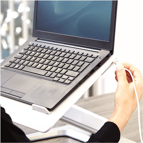 Fellowes 8064401 Soporte Para Ordenador Portátil Blanco 48,3 Cm (19")