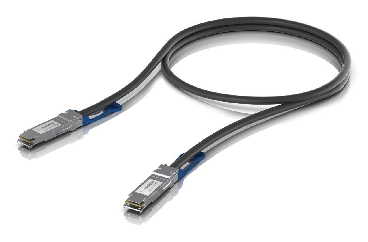 EAN 0810084697931 - Ubiquiti UACC-DAC-QSFP28-0.5M-10 Cable de fibra óptica e InfiniBand 0,5 m Negro imagen 1