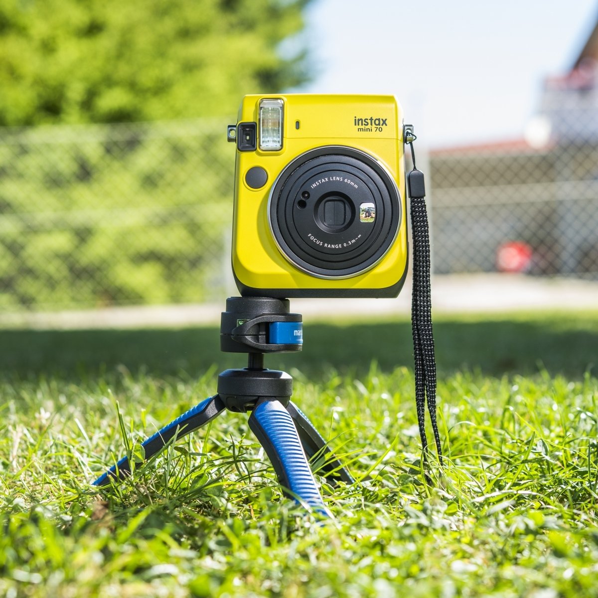 Mantona 21405 Tripode Smartphone/Cámara Digital Negro, Azul