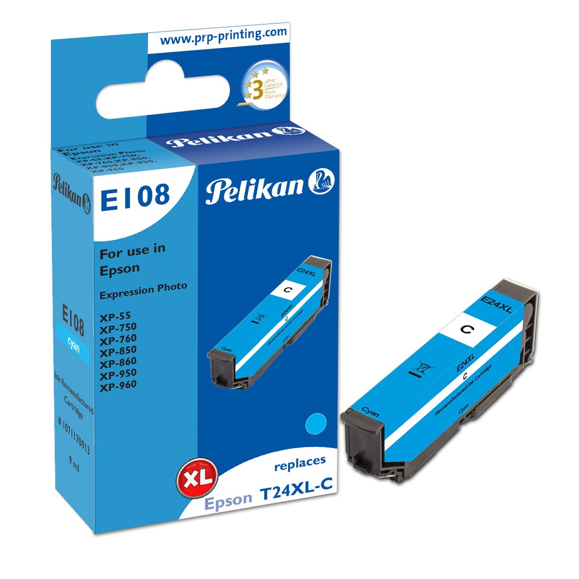 Pelikan Tinte Für Epson T243240 Cyan 24xl