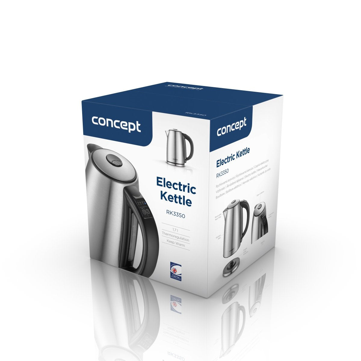 EAN 8595631053959 - Concept RK3350 tetera eléctrica 1,7 L 2200 W Acero inoxidable imagen 9