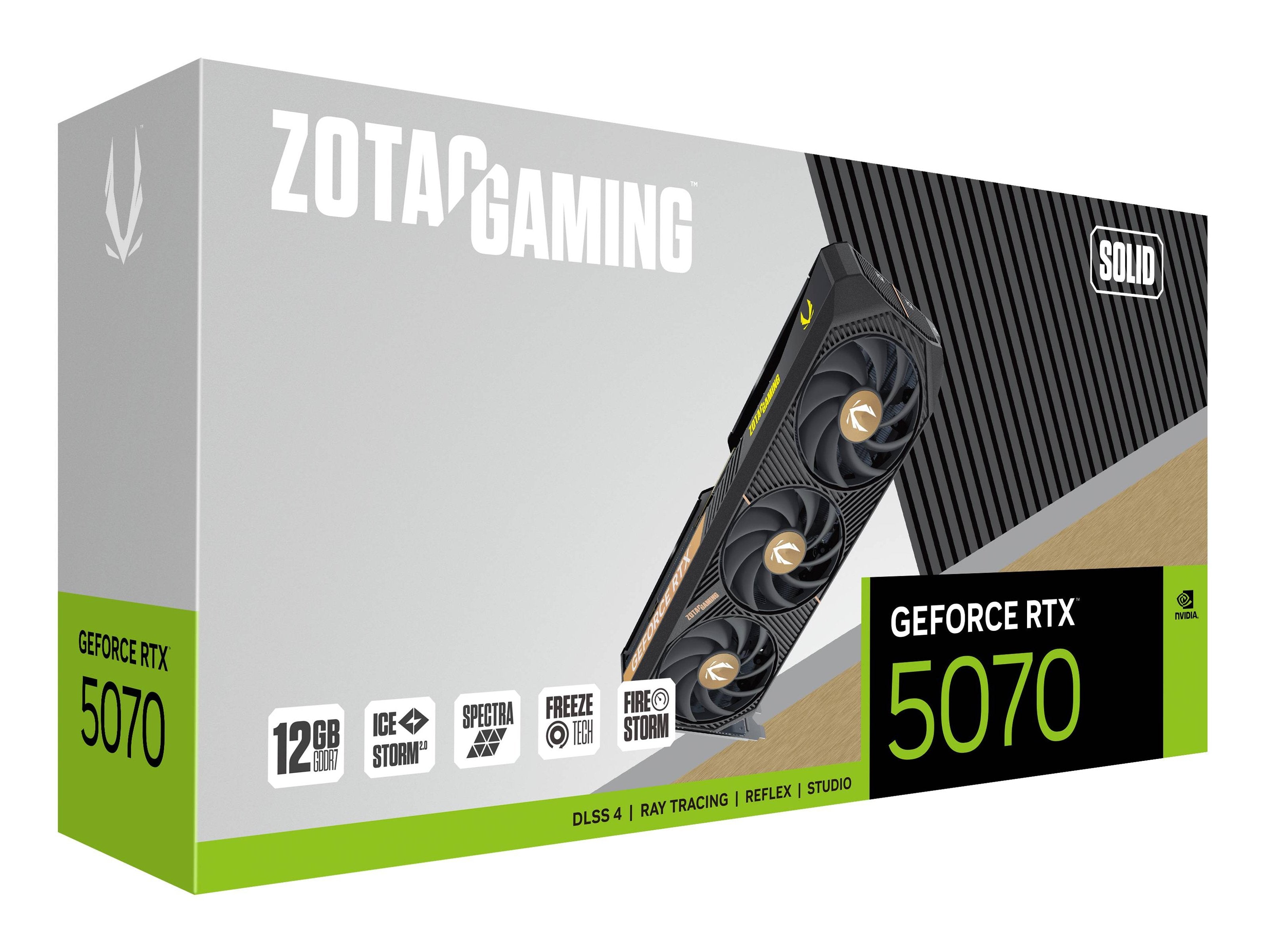 EAN 8886307700599 - Zotac GAMING GeForce RTX 5070 SOLID NVIDIA 12 GB GDDR7 imagen 7