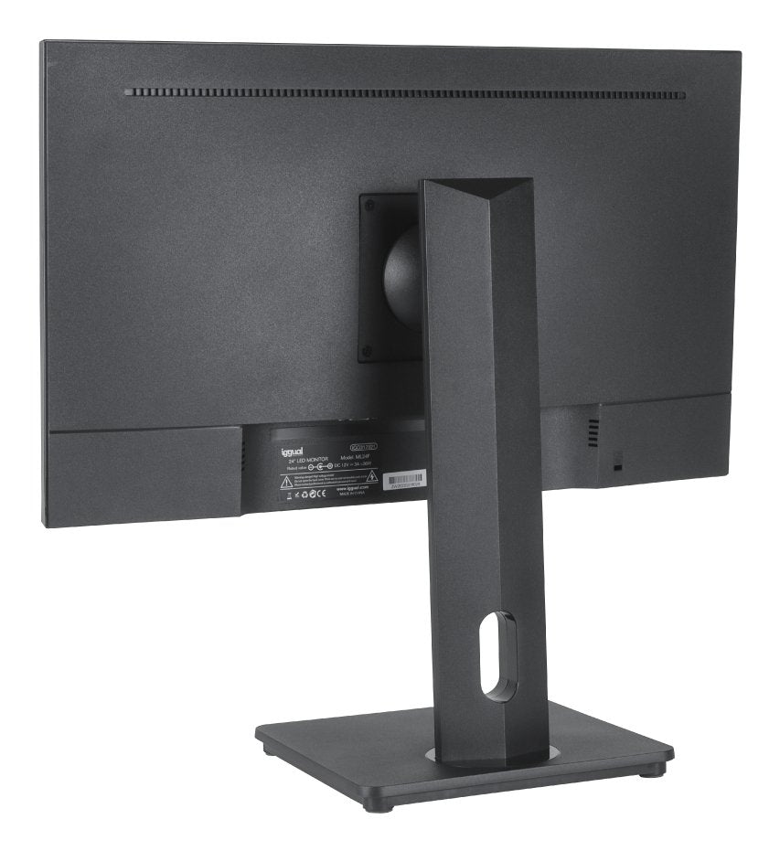 Iggual Monitor 24" Fhd Pivotante Ajustable Altura