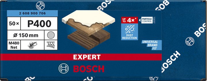 EAN 4059952540443 - Bosch 2 608 900 706 accesorio para lijadora 50 pieza(s) Red para lijado imagen 3