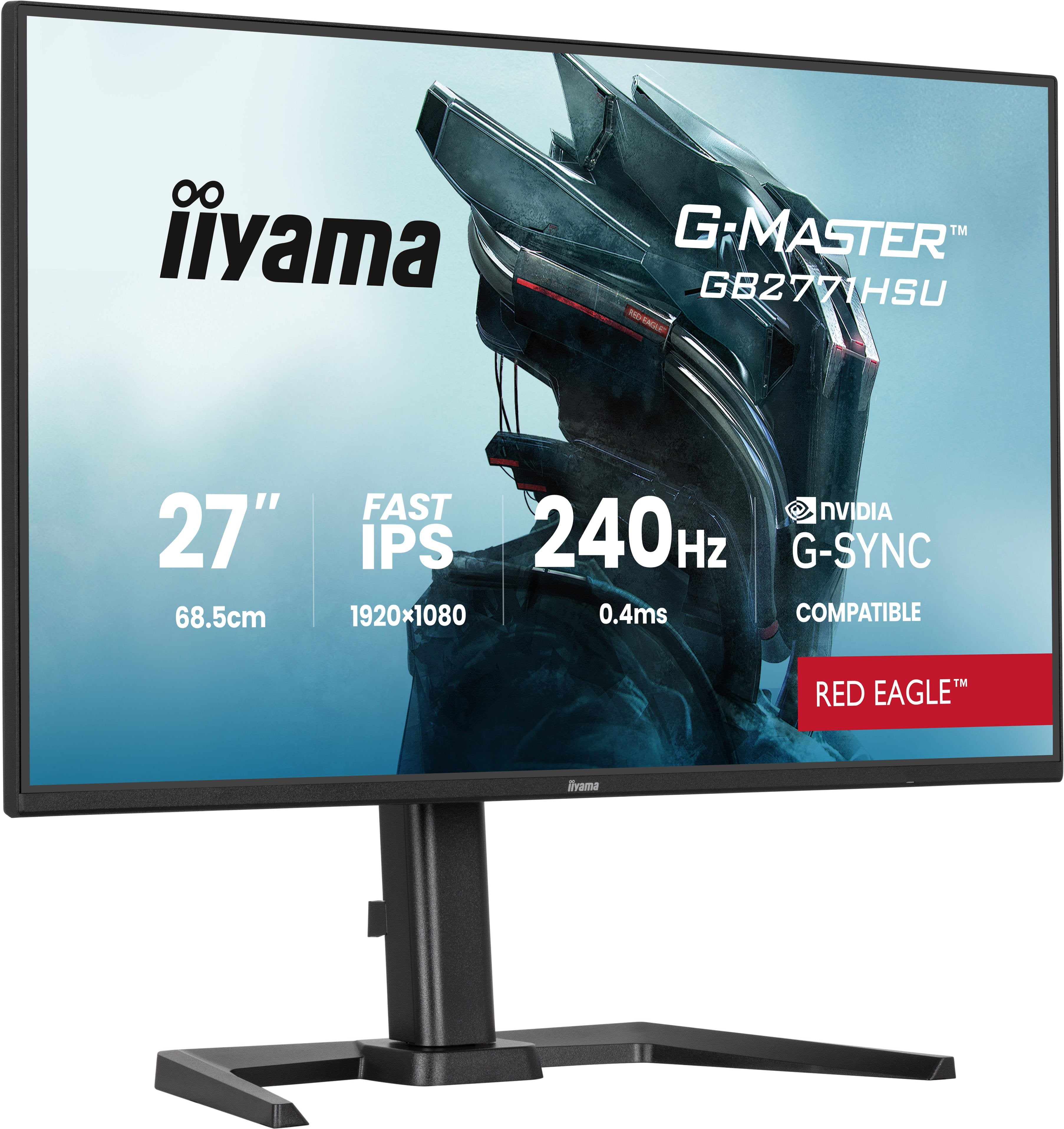 EAN 4948570126439 - iiyama G-MASTER GB2771HSU-B1 pantalla para PC 68,6 cm (27") 1920 x 1080 Pixeles Full HD Negro imagen 4