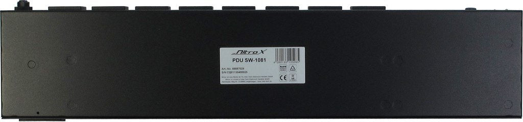 EAN 4260133125285 - Inter-Tech SW-1081 unidad de distribución de energía (PDU) 8 salidas AC 1U Negro imagen 4