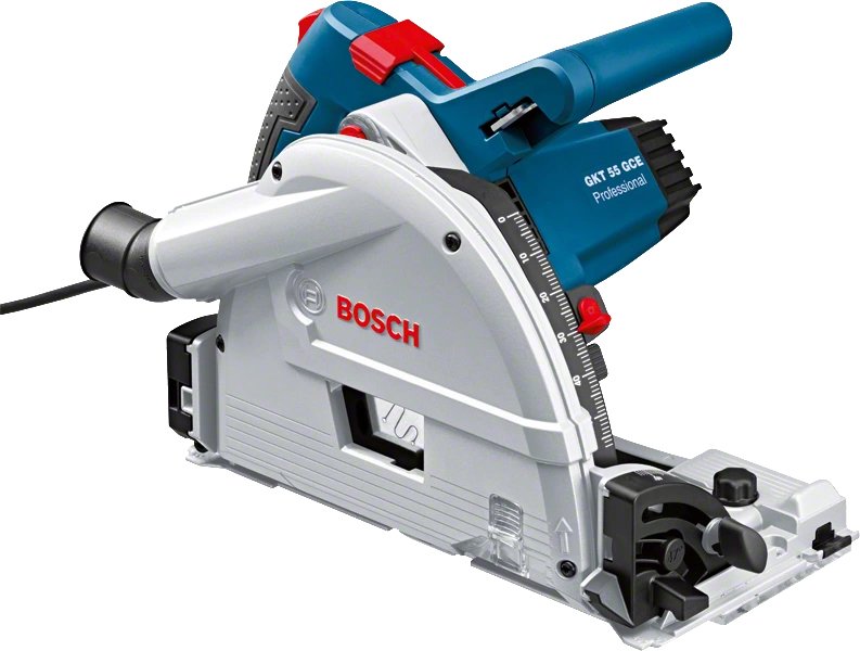 Sierra De Inmersión Bosch Professional Gkt 55 Gce Professional, Con Fsn 1400, Sierra Circular Manual Azul, 1.400 W, L-Boxx 0615990m9d