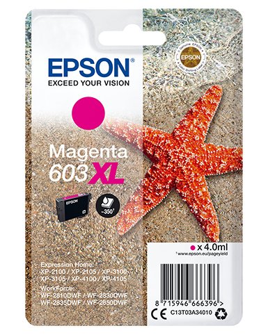 Epson Singlepack Magenta 603xl Ink