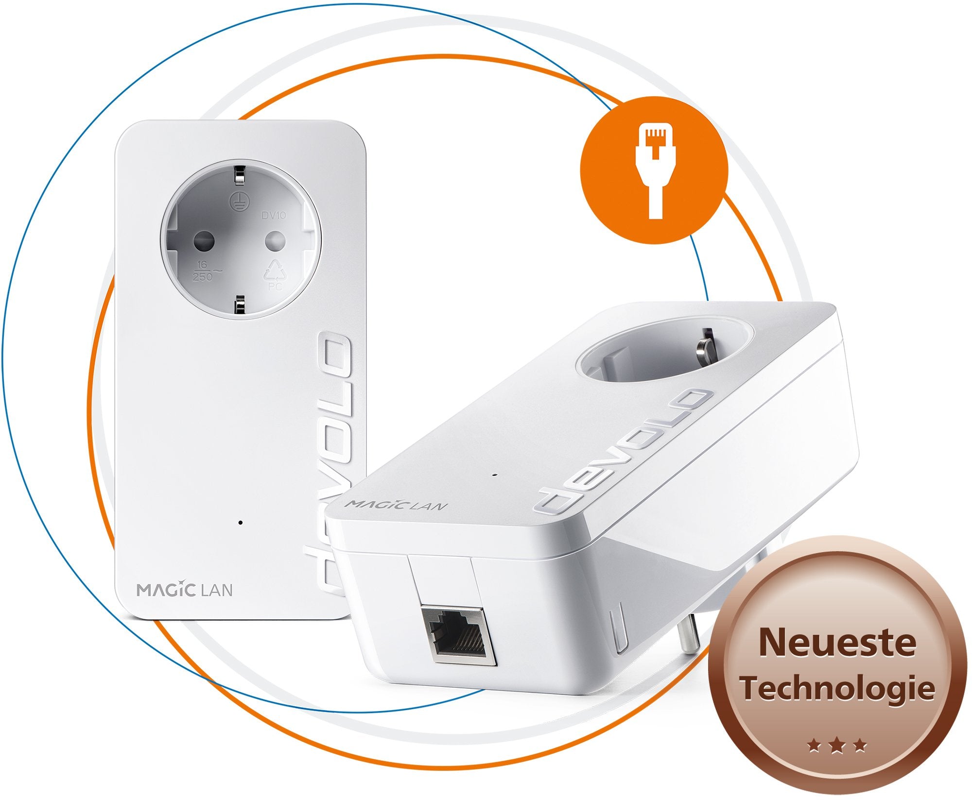 EAN 4250059682955 - Devolo Magic 1 Lan Starter Kit 1-1-2 1200 Mbit/s Ethernet Blanco 2 pieza(s) imagen 2