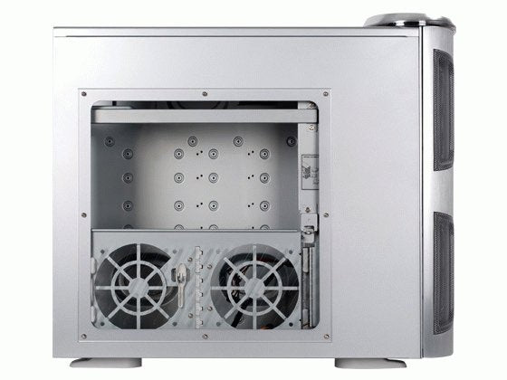 Caja Pc Silverstone Kl03s-W Silver Con Ventana