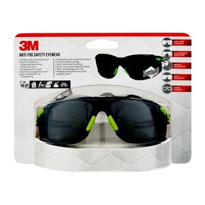 Schutzbrille Solus 1000, Scotchgard Protector Verde Lima, Negro, 1 Unidades