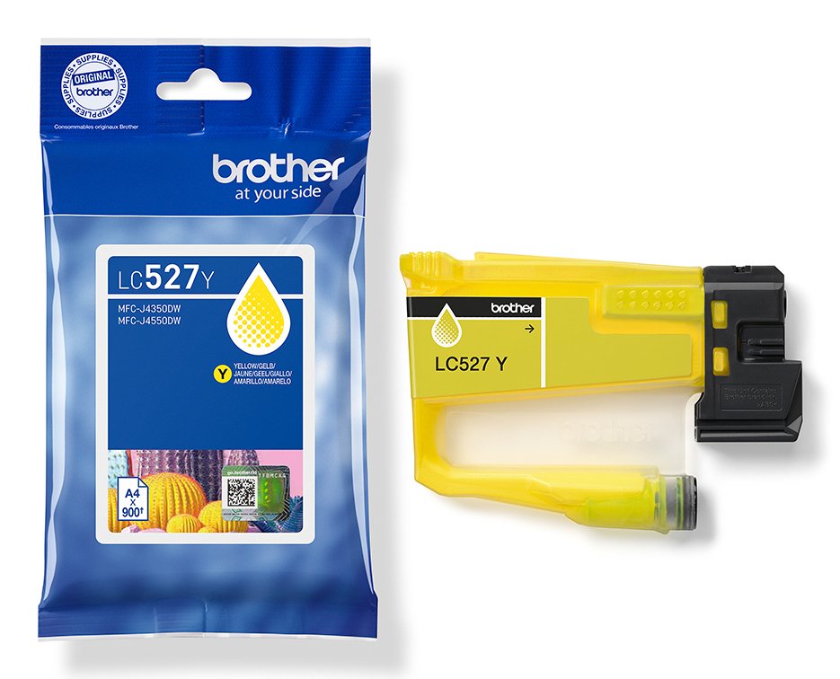 Tinta Brother Amarillo Lc527y 900 Paginas
