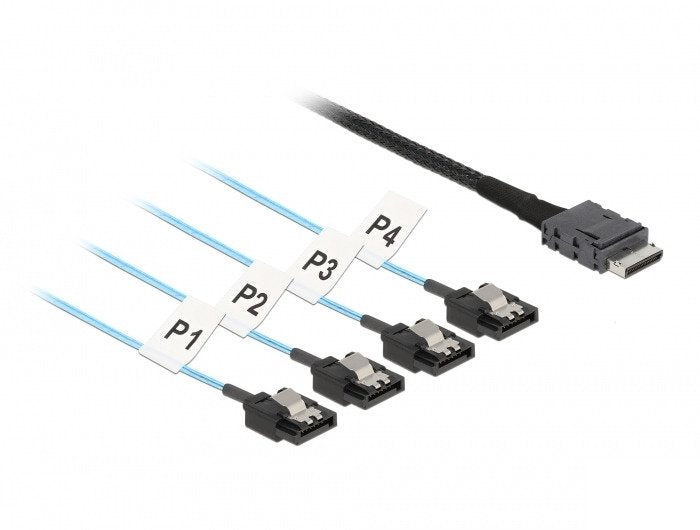 EAN 4043619858293 - DeLOCK 85829 cable Serial Attached SCSI (SAS) 12 Gbit/s Negro imagen 1