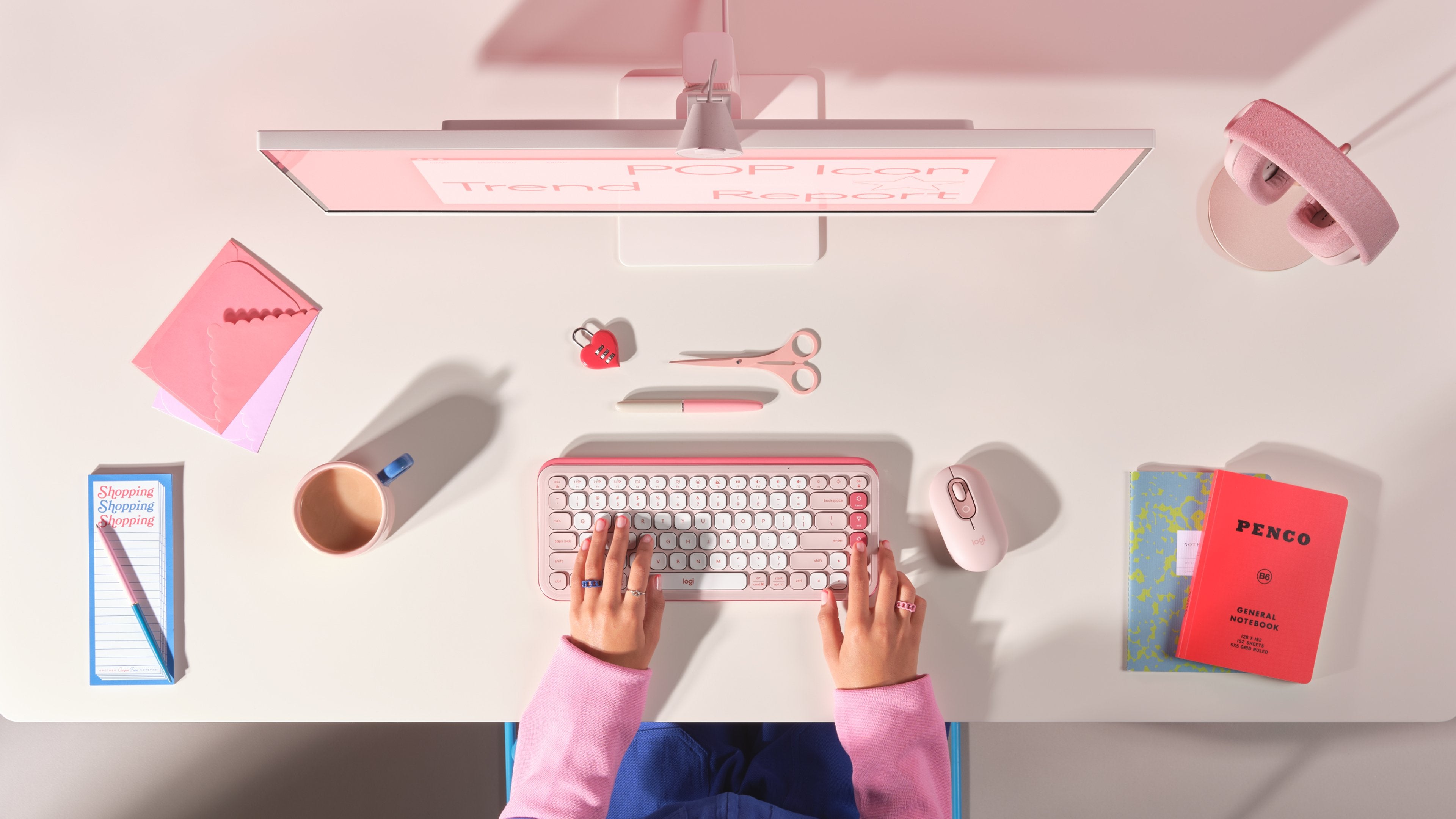 EAN 5099206127876 - Logitech 920-013142 teclado Ratón incluido Universal Bluetooth QWERTY Internacional de EE.UU. Rosa imagen 8