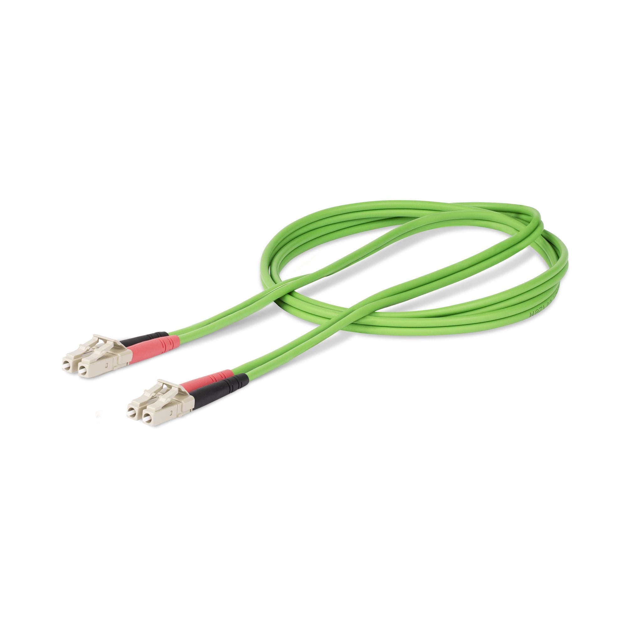 EAN 0065030900225 - StarTech.com LCLCL-2M-OM5-FIBER Cable de fibra óptica e InfiniBand LOMM Verde imagen 5