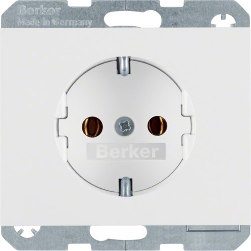 Berker 4715 70 09 Schuko Steckdose 16a K.1 Polarws Mit Steckkl.