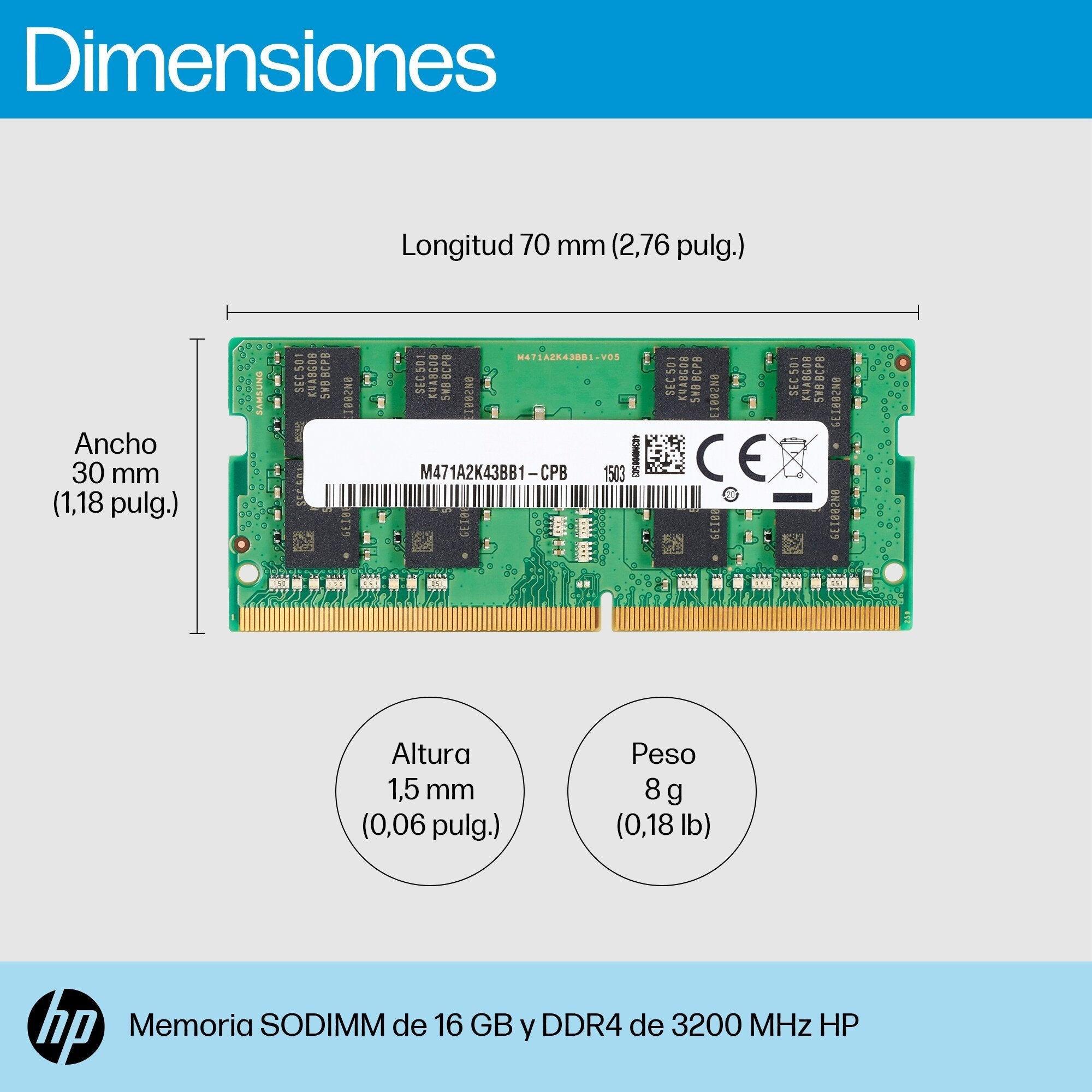 EAN 0197192782033 - HP 8C4X9AA módulo de memoria imagen 3