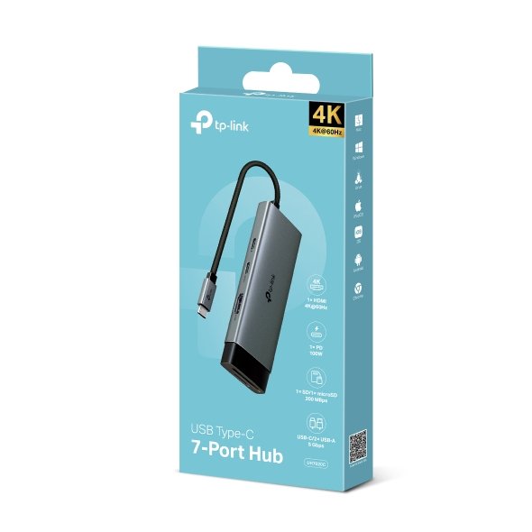 I/O Hub Usb-C 7port/Uh7020c Tp-Link