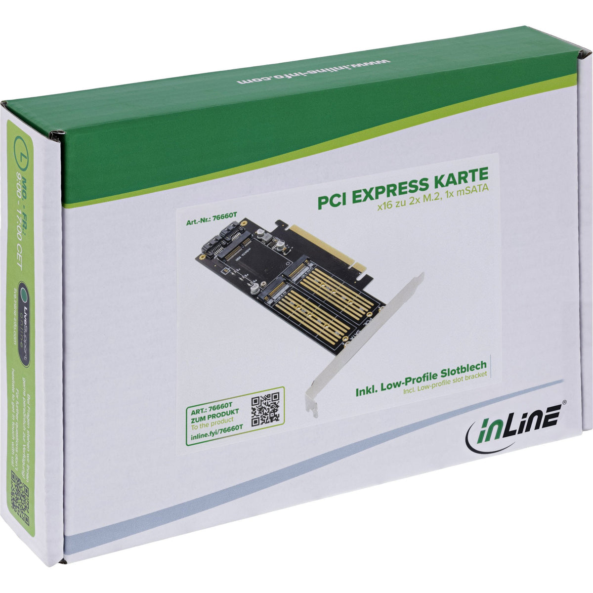 EAN 4043718341580 - InLine 76660T tarjeta y adaptador de interfaz Interno M.2, mSATA imagen 8