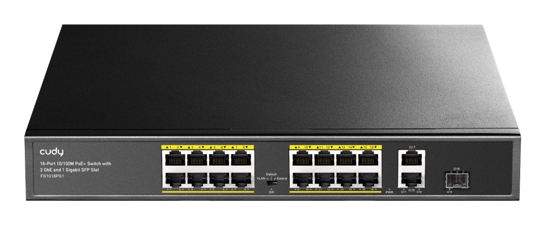 EAN 6971690790271 - Cudy FS1018PS1 switch Fast Ethernet (10/100) Energía sobre Ethernet (PoE) Gris imagen 1