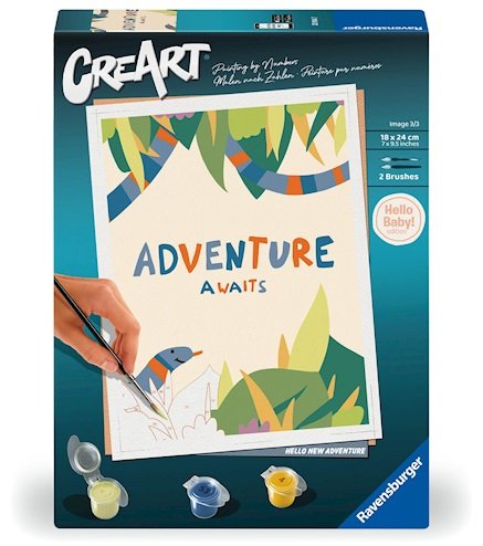 Ravensburger Creart - Hola Nueva Aventura, Pintura 23904