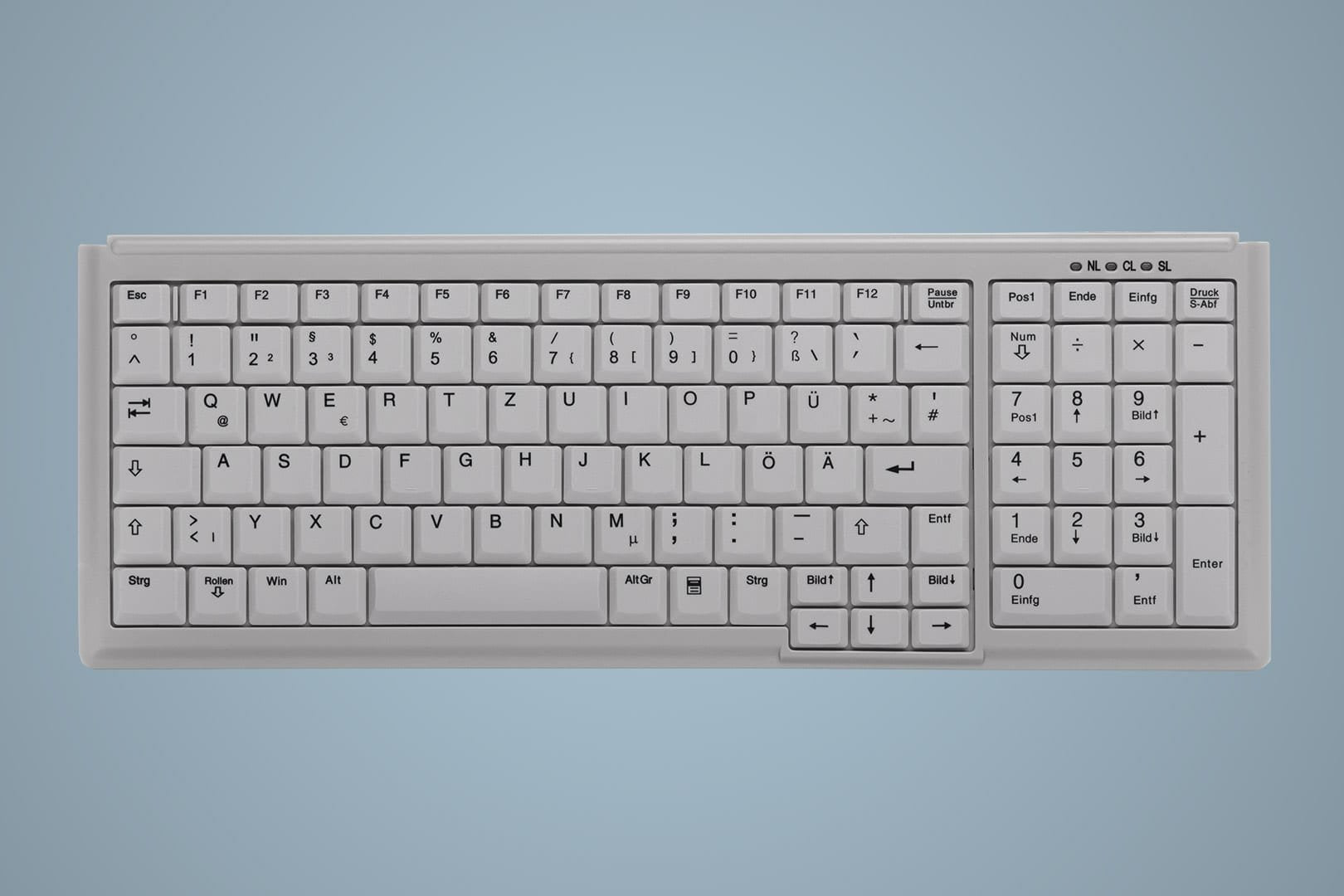 EAN 7061118512444 - Active Key АК-7000 teclado Industrial USB Alemán Blanco imagen 1