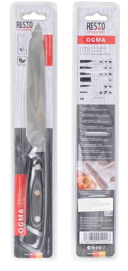 EAN 4260709012223 - Resto Kitchenware Ogma Acero inoxidable 1 pieza(s) Cuchillo universal imagen 5