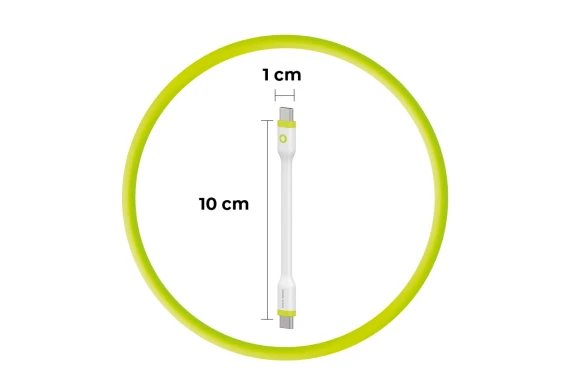 Mobile Origin Compact Cable Usb-C To Usb-C White 10cm