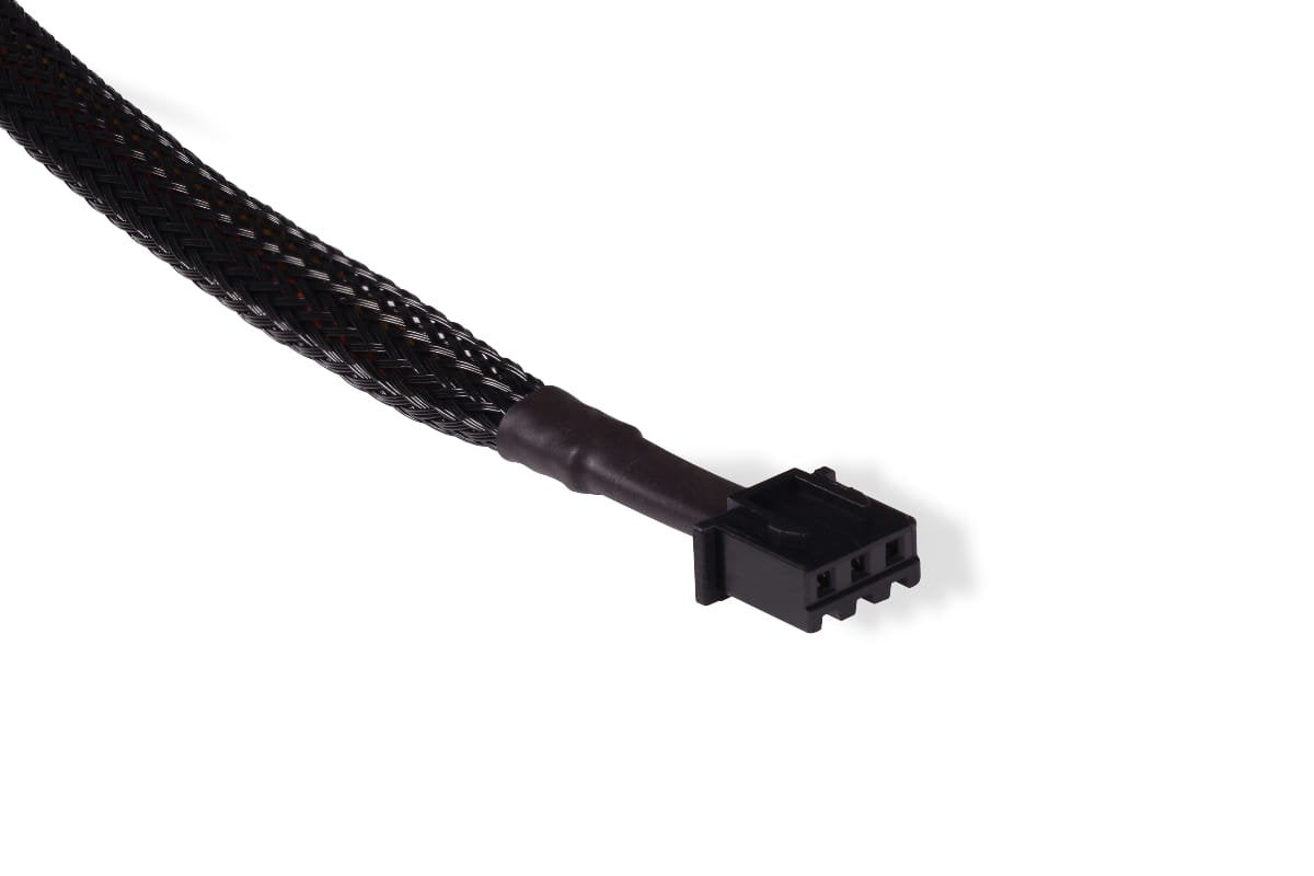 Cable De Extensión Alphacool Jst Argb 3 Pines En 3 Pines, 60 Cm De Negro 18699