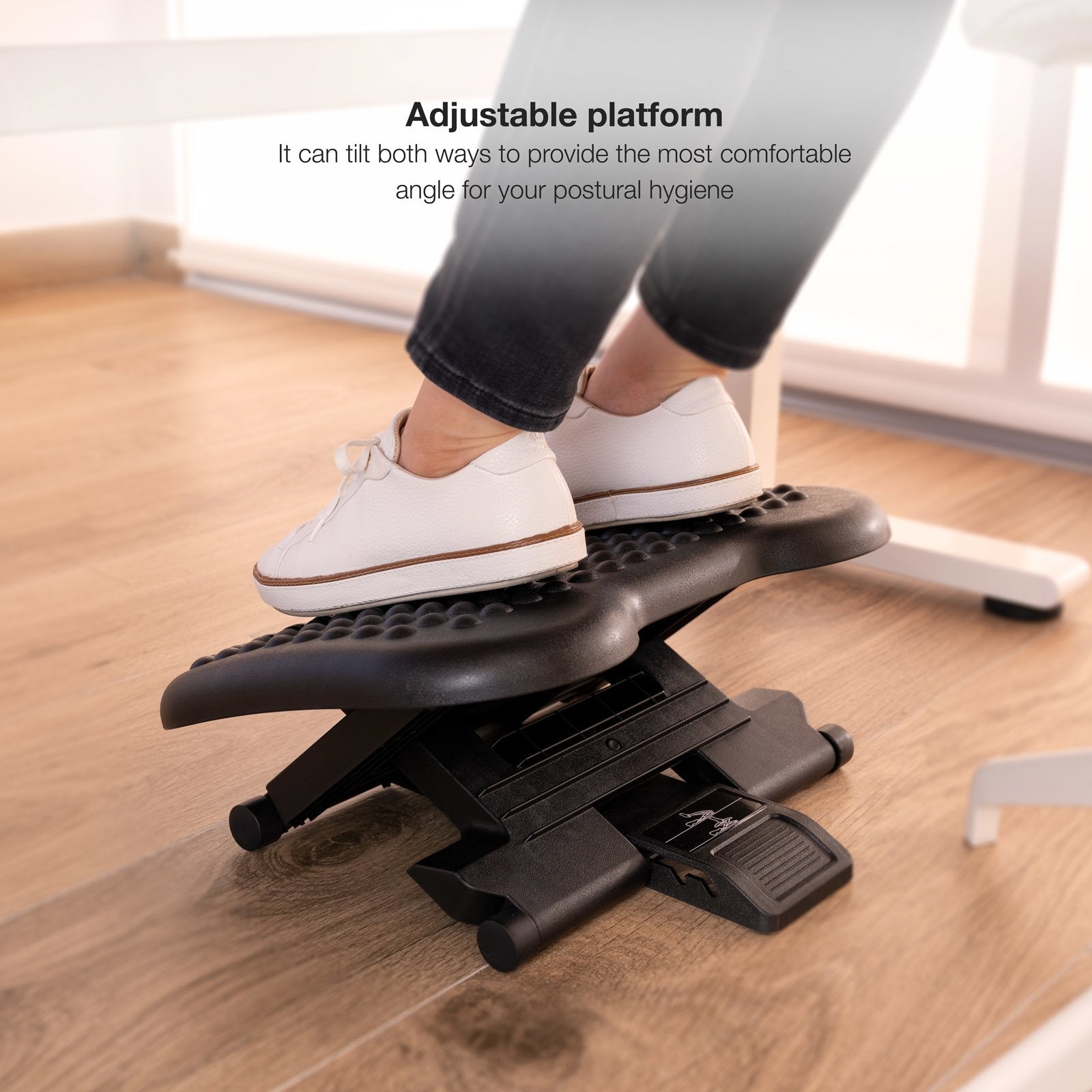 EAN 8433281012776 - TooQ TQFR0603-B soporte para el apoyo de pies imagen 6